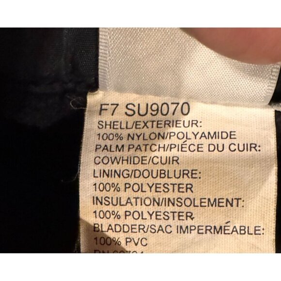 Columbia Tectonite Black Waterproof Insulated Winter Gloves Mens Size L - Picture 8 of 8